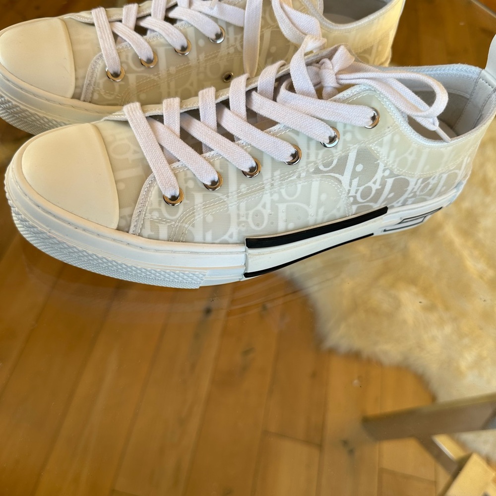 Christian Dior Oblique B23 white low sneakers size 40. Made in Italy 2020